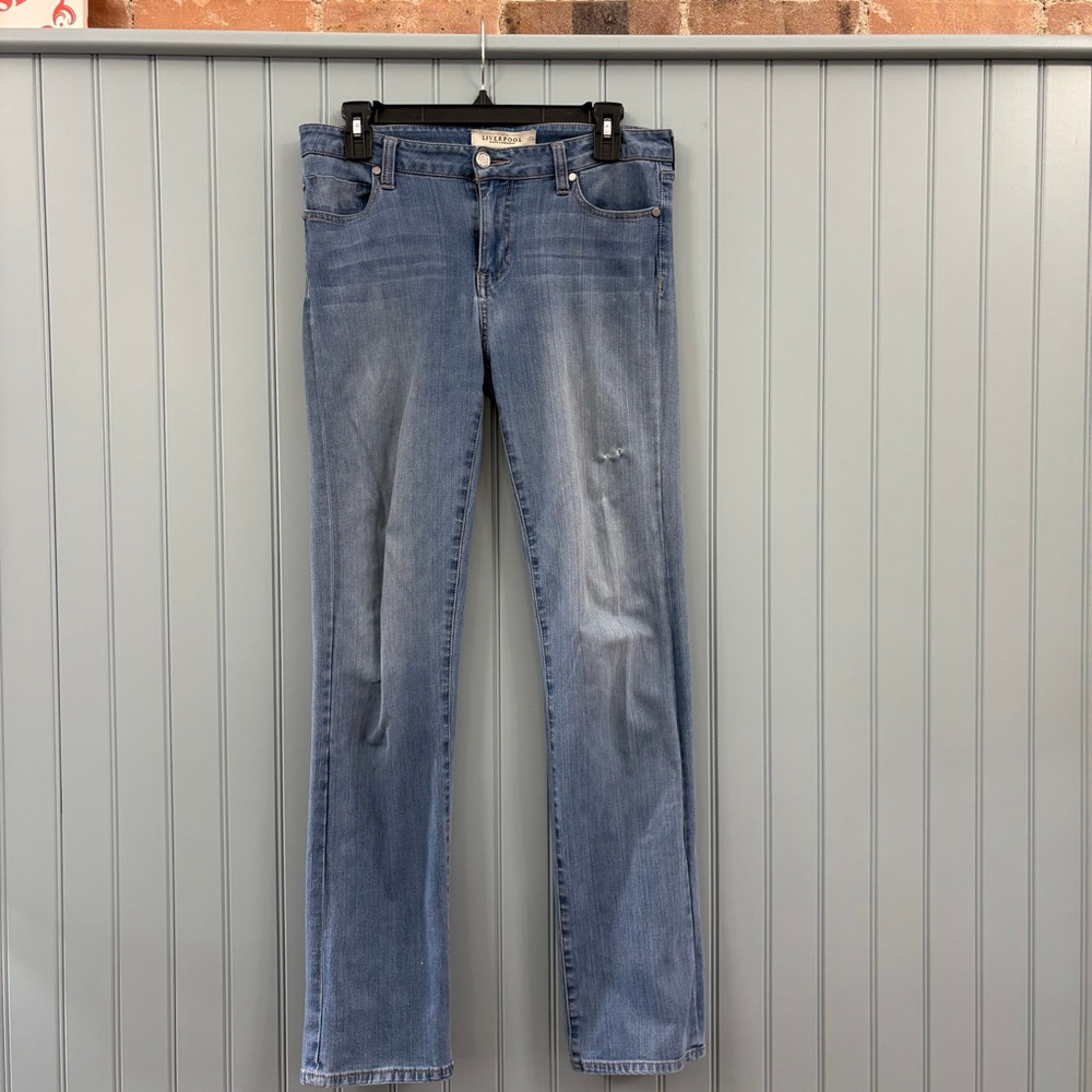 Liverpool Blue Straight Leg Jeans Size 28